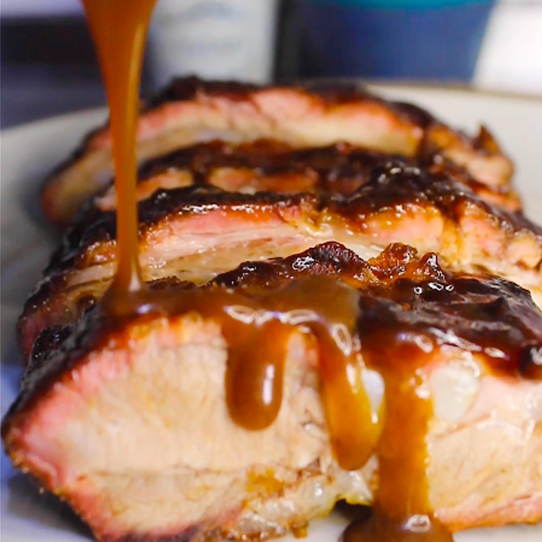 Pernil ao molho barbecue